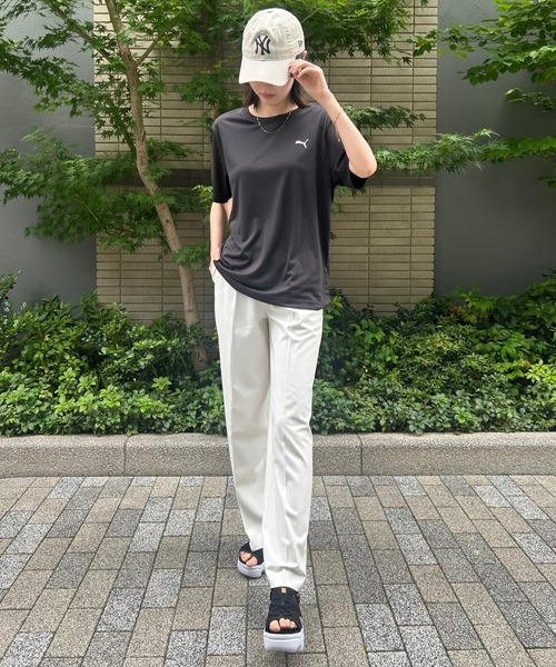 PUMA（プーマ）の「【PUMA】ESS スモールプーマロゴポリTシャツ（Tシャツ/カットソー・レディース・ホワイト/ネイビー/ブラック・M/L/XL/XXL）」の17枚目の写真