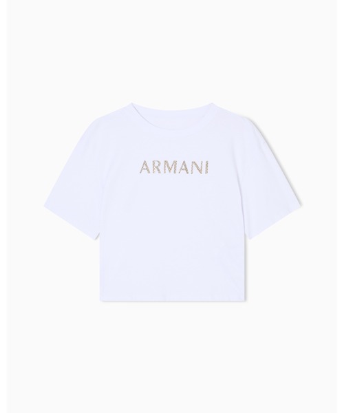 ARMANI EXCHANGE（アルマーニエクスチェンジ）の「【A|X アルマーニ エクスチェンジ】AXロゴ クロップド 半袖クルーネックTシャツ/CROPPED（Tシャツ/カットソー・レディース・ホワイト/ブラック/ベージュ・X-SMALL/X-LARGE/SMALL/MEDIUM/LARGE）」の14枚目の写真