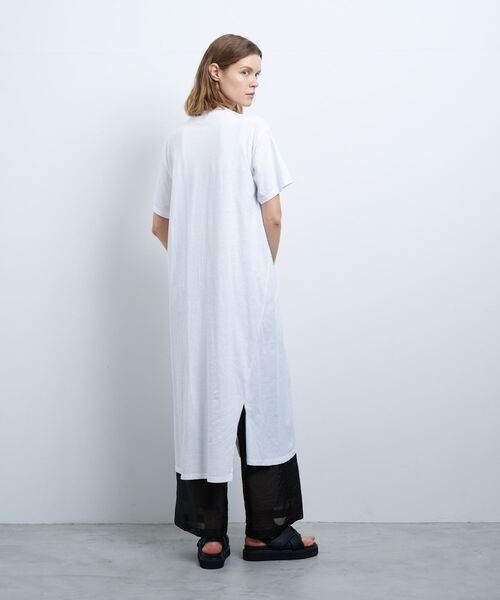 LANVIN en Bleu(ランバンオンブルー)の「ノットリボンカットソーワンピース(ワンピース・レディース・ブルー/オフホワイト/ブラック・38)」の13枚目の写真