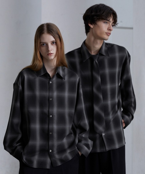 CLEL(NC)́yCLELzTR Herringbone Check Shirt & Tie/TRw{[`FbNVc&lN^C(Vc/uEX)