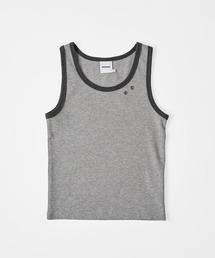 BICOLOR LIB TANK TOP / バイカラーリブタンクトップ