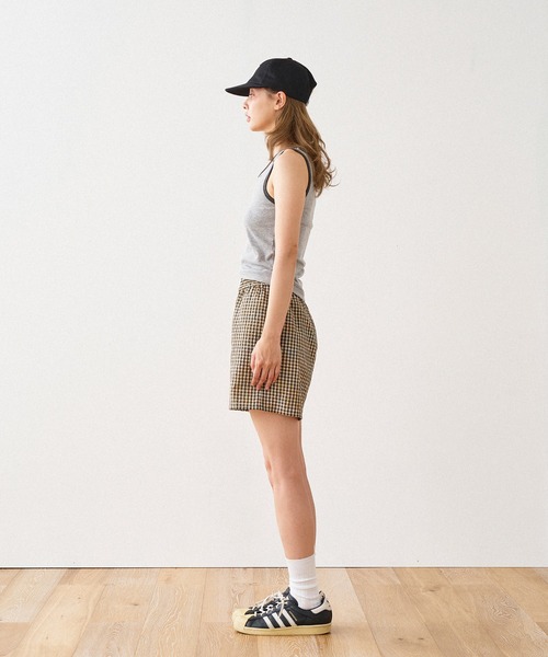 WISH FOR EVER(ウィッシュフォーエバー)の「BICOLOR LIB TANK TOP / バイカラーリブタンクトップ(タンクトップ・レディース・オフホワイト/グレー/ネイビー・MEDIUM/SMALL)」の21枚目の写真