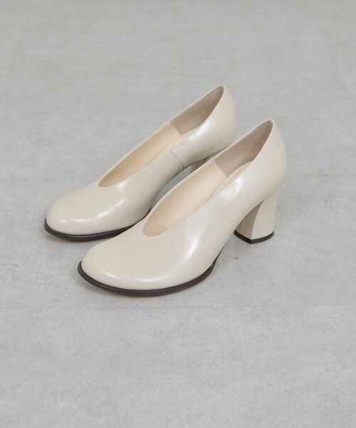 GALLARDAGALANTE（ガリャルダガランテ）の「【2.718】オブリークパンプス（ブーツ・レディース・オフホワイト/ブラック・36/37/38/39）」の3枚目の写真