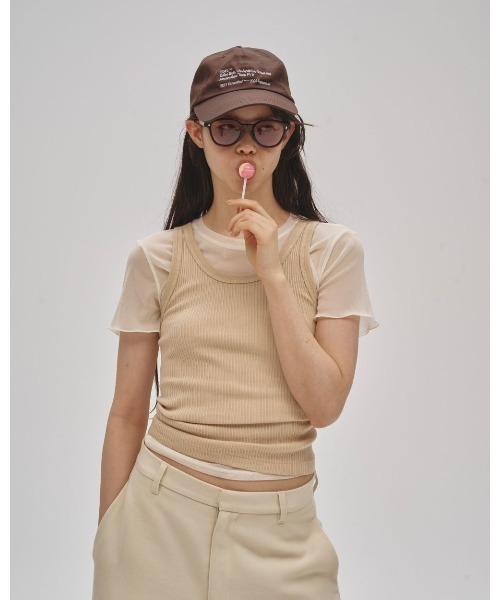 TODAYFUL（トゥデイフル）の「TODAYFUL TDFL Useful Cap（キャップ・レディース・ブラウン/ベージュ/ネイビー・FREE）」の6枚目の写真