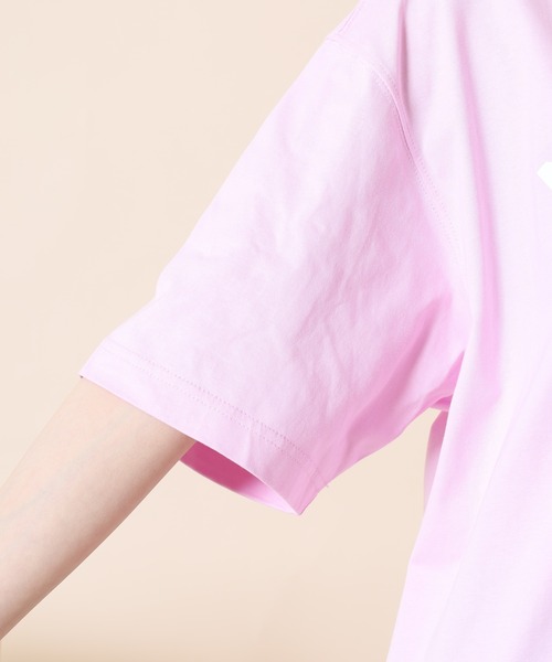 NERDY(ノルディ)の「チャンプ S/S Tシャツ(Tシャツ/カットソー・レディース・ホワイト/ピンク/クリーム・S/L/M)」の18枚目の写真