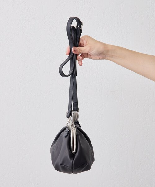 kawa-kawa(カワカワ】NO1517 kuchiganeギャザーポシェットバッグ