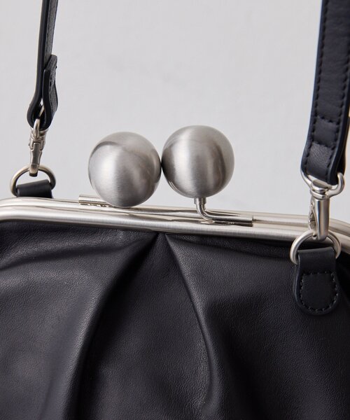 kawa-kawa(カワカワ】NO1517 kuchiganeギャザーポシェットバッグ