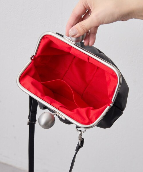 kawa-kawa｜kuchigane ギャザーポシェットバッグ 新品未使用 kuchigane】ギャザーポシェット | ポシェット