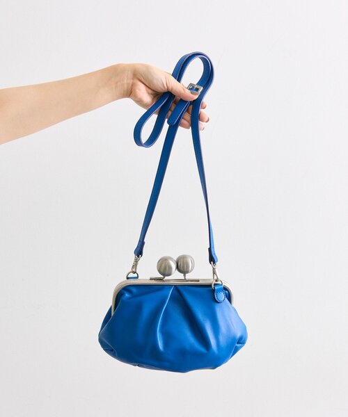 kawa-kawa(カワカワ】NO1517 kuchiganeギャザーポシェットバッグ