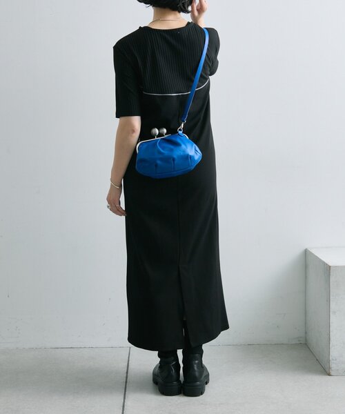 kawa-kawa｜kuchigane ギャザーポシェットバッグ 新品未使用 kuchigane】ギャザーポシェット | ポシェット