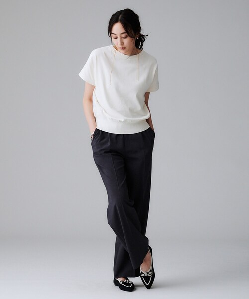 UNTITLED（アンタイトル）の「【洗える！快適！】リサイクルニットリボンパンプス（パンプス・レディース・ブラック系4・25/35/45）」の9枚目の写真