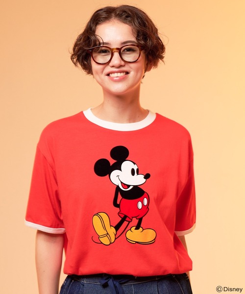 tシャツ Mickey/Arnold Palmer/シェア フロッキーTシャツ レディース メンズ Disney tシャツ Mickey/Arnold Palmer/シェア フロッキーTシャツ