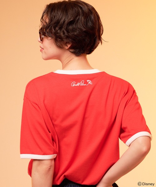 Mickey/Arnold Palmer/シェア フロッキーTシャツ（Tシャツ