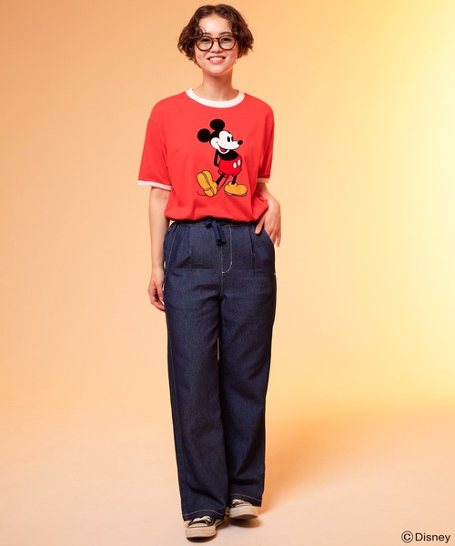 Mickey/Arnold Palmer/シェア フロッキーTシャツ（Tシャツ