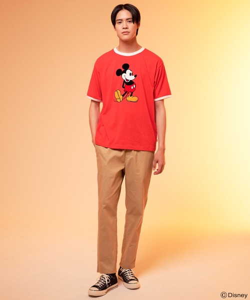 Mickey/Arnold Palmer/シェア フロッキーTシャツ（Tシャツ