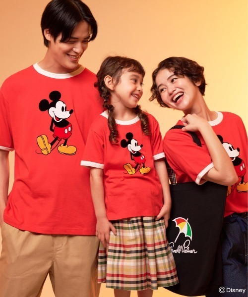 Disney(ディズニー)の「Mickey/Arnold Palmer/シェア フロッキーTシャツ(Tシャツ/カットソー・レディース・ホワイト/レッド・L/M/S/XS/LL)」の9枚目の写真