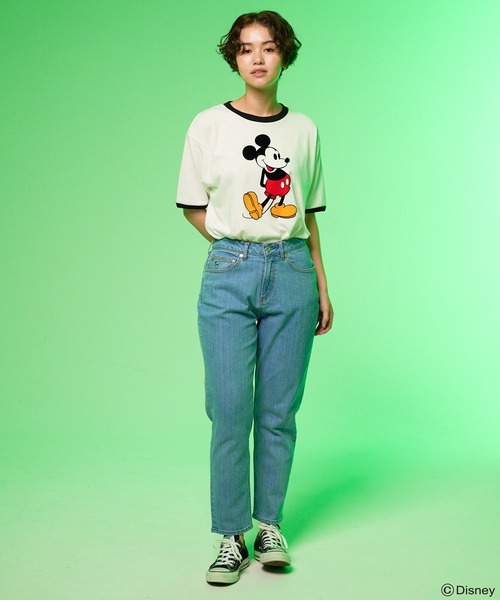 Disney(ディズニー)の「Mickey/Arnold Palmer/シェア フロッキーTシャツ(Tシャツ/カットソー・レディース・ホワイト/レッド・L/M/S/XS/LL)」の15枚目の写真