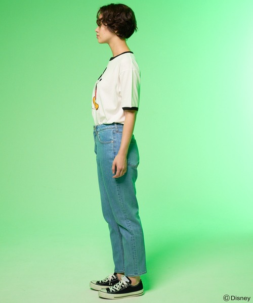 Disney(ディズニー)の「Mickey/Arnold Palmer/シェア フロッキーTシャツ(Tシャツ/カットソー・レディース・ホワイト/レッド・L/M/S/XS/LL)」の16枚目の写真