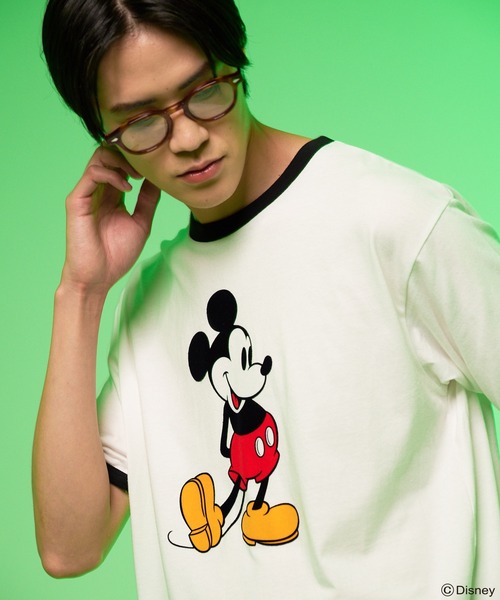 Disney(ディズニー)の「Mickey/Arnold Palmer/シェア フロッキーTシャツ(Tシャツ/カットソー・レディース・ホワイト/レッド・L/M/S/XS/LL)」の22枚目の写真