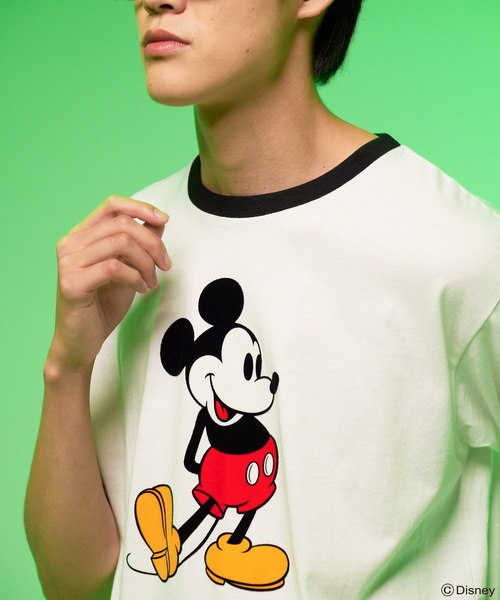 Disney(ディズニー)の「Mickey/Arnold Palmer/シェア フロッキーTシャツ(Tシャツ/カットソー・レディース・ホワイト/レッド・L/M/S/XS/LL)」の21枚目の写真