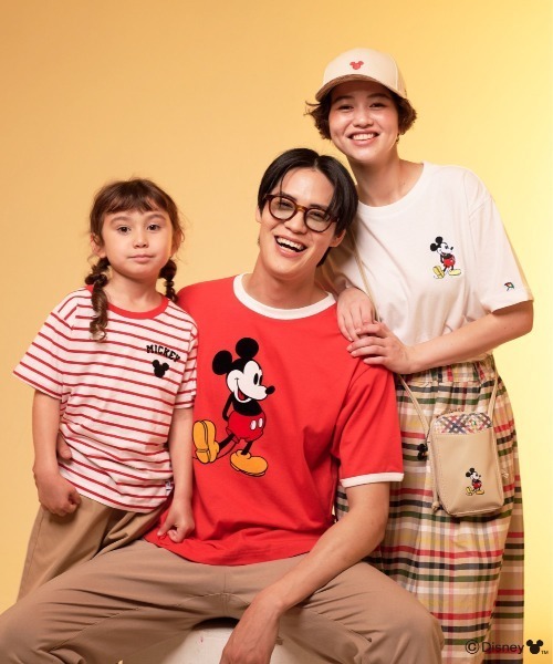Disney(ディズニー)の「Mickey/Arnold Palmer/シェア フロッキーTシャツ(Tシャツ/カットソー・レディース・ホワイト/レッド・L/M/S/XS/LL)」の11枚目の写真