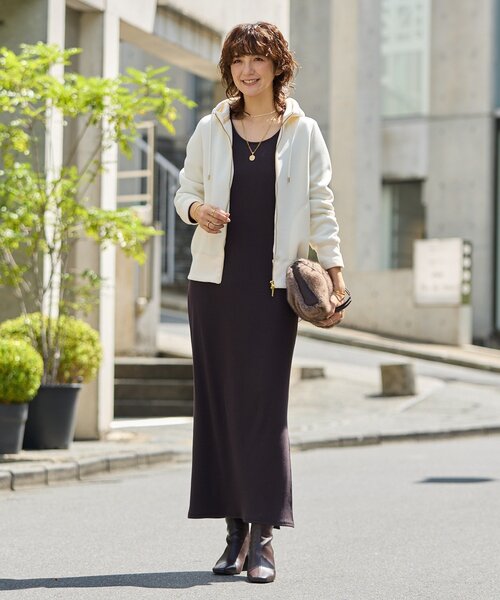 RIVE DROITE（リヴドロワ）の「【シーズンムードを高める】フェイクファードローストリングバッグ（ハンドバッグ・レディース・ダークブラウン/キャメル・FREE）」の3枚目の写真