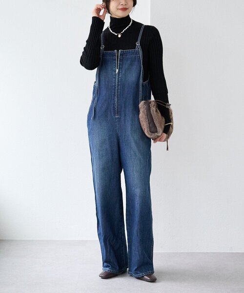 RIVE DROITE（リヴドロワ）の「【シーズンムードを高める】フェイクファードローストリングバッグ（ハンドバッグ・レディース・ダークブラウン/キャメル・FREE）」の5枚目の写真