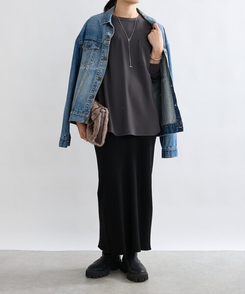 RIVE DROITE（リヴドロワ）の「【シーズンムードを高める】フェイクファードローストリングバッグ（ハンドバッグ・レディース・ダークブラウン/キャメル・FREE）」の11枚目の写真