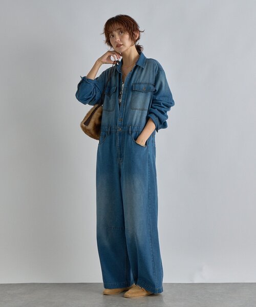 RIVE DROITE（リヴドロワ）の「【シーズンムードを高める】フェイクファードローストリングバッグ（ハンドバッグ・レディース・ダークブラウン/キャメル・FREE）」の21枚目の写真