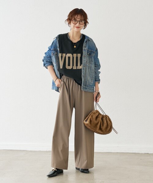 RIVE DROITE（リヴドロワ）の「【シーズンムードを高める】フェイクファードローストリングバッグ（ハンドバッグ・レディース・ダークブラウン/キャメル・FREE）」の22枚目の写真