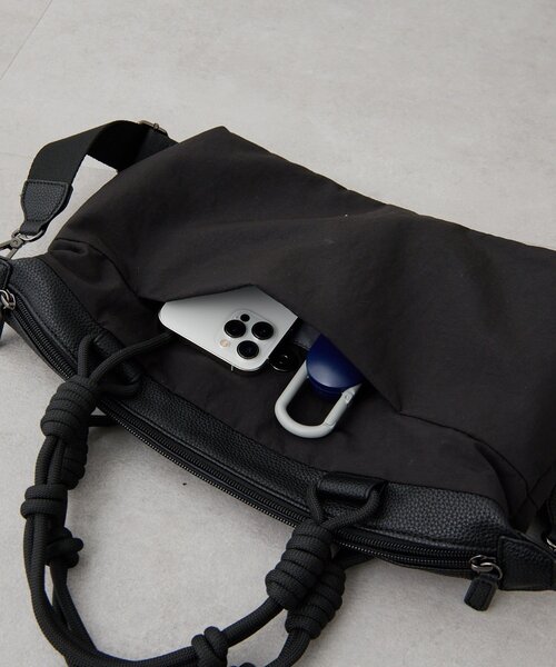 ear PAPILLONNER（イアパピヨネ）の「トラベルボストンバッグS《撥水》（ボストンバッグ・レディース・ブラック/グレー・FREE）」の18枚目の写真