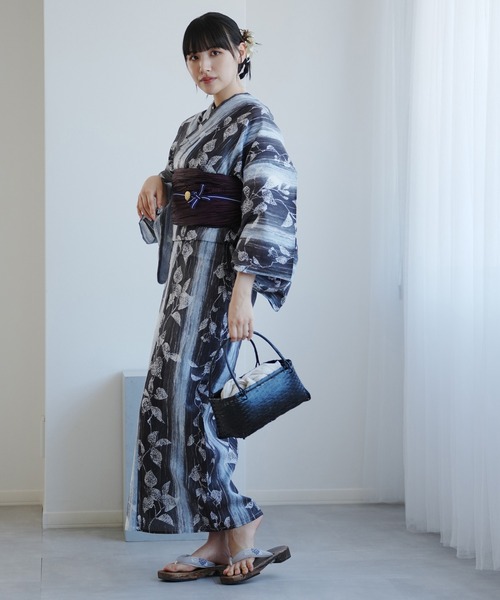 浴衣　うたたねutatane フリー　単品　蜘蛛の巣柄 浴衣 うたたねutatane フリー 単品 蜘蛛の巣柄