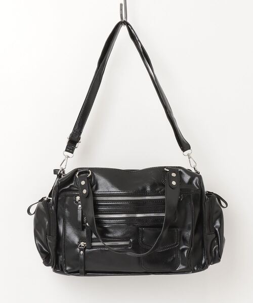 CELENA BEATS（セレナビーツ）の「多機能ポケット PU ショルダー ボストン バック（ショルダーバッグ・レディース・ブラック・FREE）」の18枚目の写真