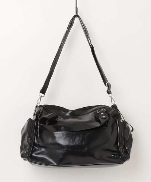 CELENA BEATS（セレナビーツ）の「多機能ポケット PU ショルダー ボストン バック（ショルダーバッグ・レディース・ブラック・FREE）」の19枚目の写真