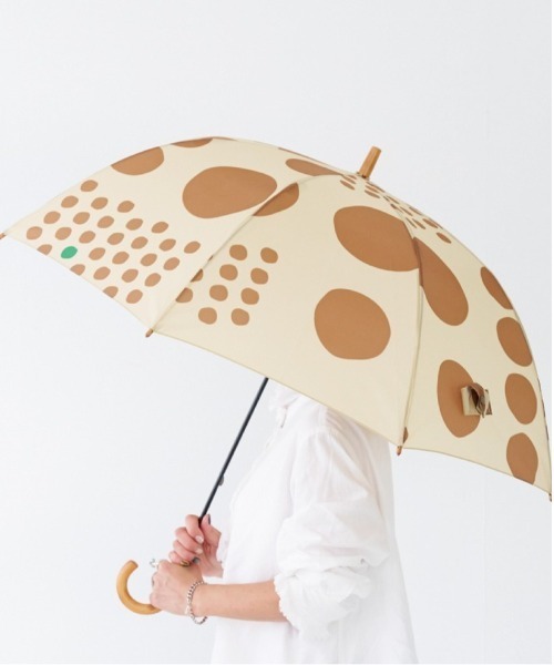 392 plusm（サンキューニプリュスエム）の「392 plus m umbrella long 長傘（長傘・レディース・ブラック系1/ブラック系2/ブラウン系1/ブラウン系2/ベージュ系1/ベージュ系2/グリーン系2/ネイビー系1/ブルー系1/イエロー系1/イエロー系2/イエロー系3/レッド系1・60cm）」の6枚目の写真