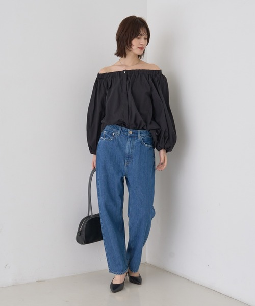 Rouge vif(ルージュヴィフ)の「ローンオフショルブラウス(シャツ/ブラウス・レディース・オフホワイト/ブラック・フリー)」の17枚目の写真