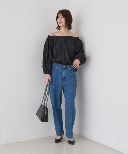 Rouge vif(ルージュヴィフ)の「ローンオフショルブラウス(シャツ/ブラウス・レディース・オフホワイト/ブラック・フリー)」の18枚目の写真