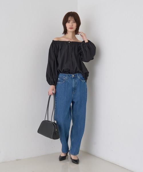 Rouge vif(ルージュヴィフ)の「ローンオフショルブラウス(シャツ/ブラウス・レディース・オフホワイト/ブラック・フリー)」の19枚目の写真