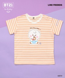 KP | 【BT21】アップリケボーダー半袖Tシャツ(Tシャツ/カットソー)