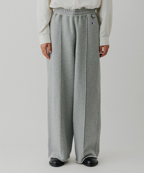 Champion（チャンピオン）の「《別注》【Champion/チャンピオン】WIDE SWEAT PANTS（その他パンツ・メンズ・ライトグレー/ブラック/グレー・S/M/L/XL）」の6枚目の写真