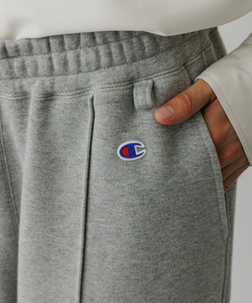 Champion（チャンピオン）の「《別注》【Champion/チャンピオン】WIDE SWEAT PANTS（その他パンツ・メンズ・ライトグレー/ブラック/グレー・S/M/L/XL）」の10枚目の写真