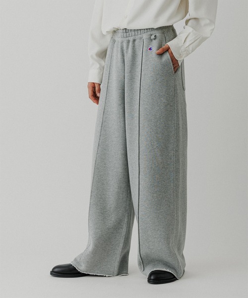 Champion（チャンピオン）の「《別注》【Champion/チャンピオン】WIDE SWEAT PANTS（その他パンツ・メンズ・ライトグレー/ブラック/グレー・S/M/L/XL）」の14枚目の写真