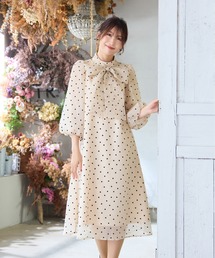 【着用2回】ケイトスペード♡ シルクシフォン♡フローラルドットフレアワンピース 楽天市場】フレアワンピース 半袖 五分袖 レディース ワンピース
