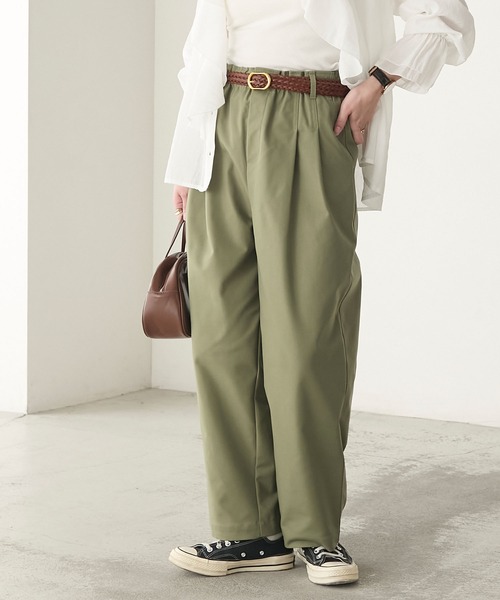 BONLECILL（ボンルシール）の「ゴールドバックル メッシュレザーベルト（ベルト・レディース・ブラック/キャメル・FREE）」の16枚目の写真