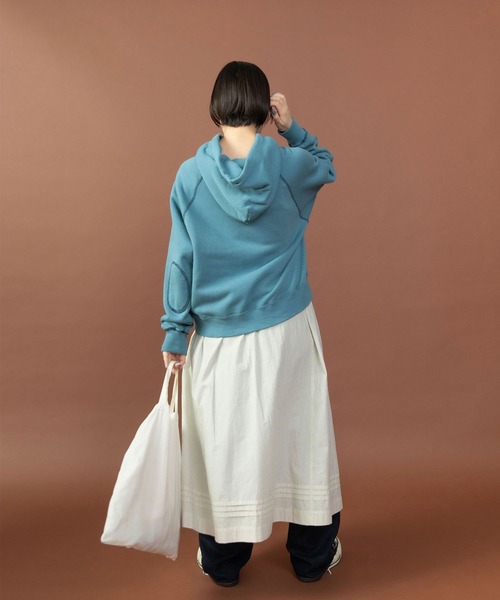 PAR ICI（パーリッシィ）の「グランジウォッシュ エプロン風レイヤードスカート（スカート・レディース・ホワイト/ベージュ系その他・FREE）」の20枚目の写真