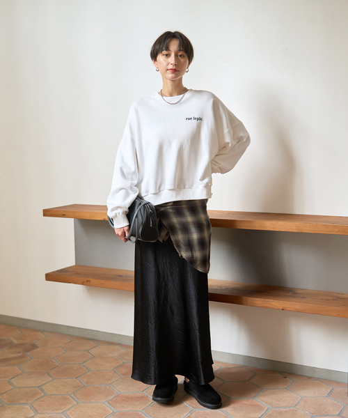 Rouge vif(ルージュヴィフ)の「オンブレーチェックシャツ(シャツ/ブラウス・レディース・ブラウン系その他/グレー系その他・フリー)」の9枚目の写真