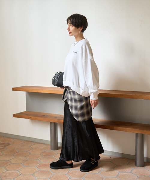 Rouge vif(ルージュヴィフ)の「オンブレーチェックシャツ(シャツ/ブラウス・レディース・ブラウン系その他/グレー系その他・フリー)」の10枚目の写真