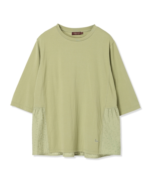 DECOY SINCE 1981(デコイシンスイチキュウハチイチ)の「裾ドッキングプルオーバー【UVカット・接触冷感】(Tシャツ/カットソー・レディース・カーキ/ネイビー・M/L/LL)」の3枚目の写真