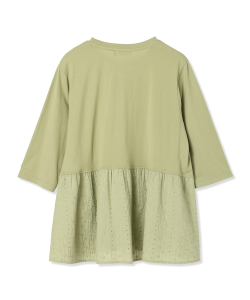 DECOY SINCE 1981(デコイシンスイチキュウハチイチ)の「裾ドッキングプルオーバー【UVカット・接触冷感】(Tシャツ/カットソー・レディース・カーキ/ネイビー・M/L/LL)」の4枚目の写真