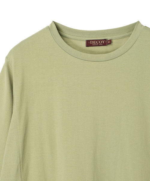DECOY SINCE 1981(デコイシンスイチキュウハチイチ)の「裾ドッキングプルオーバー【UVカット・接触冷感】(Tシャツ/カットソー・レディース・カーキ/ネイビー・M/L/LL)」の5枚目の写真